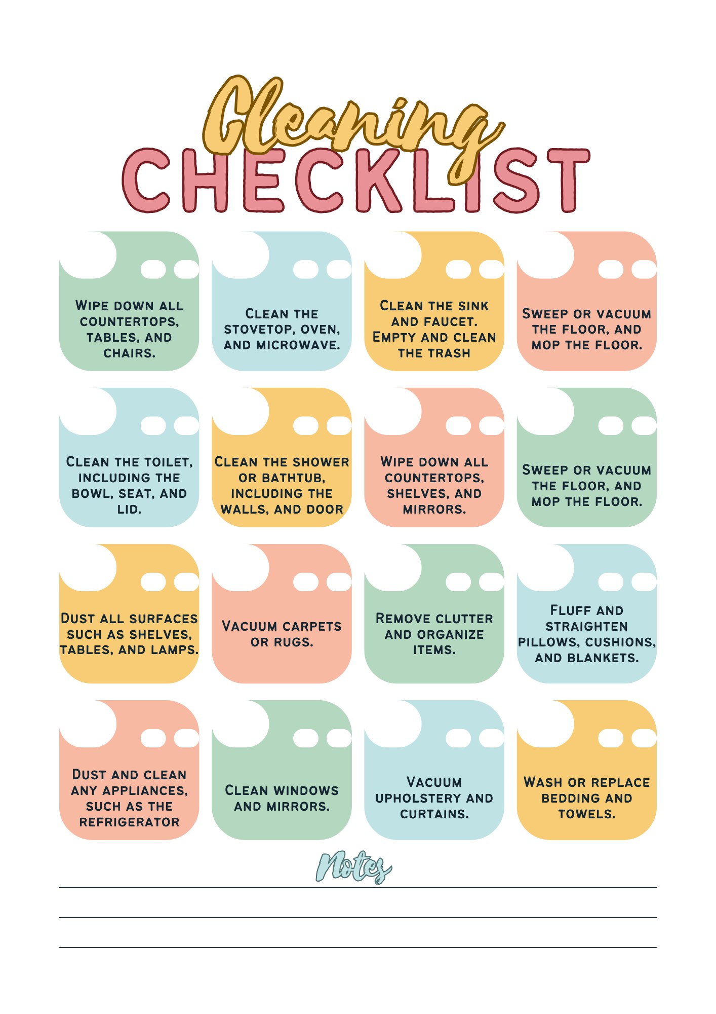 Checklist preview